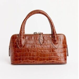 Cordera brown crocodile mini bag